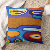 Aborigine-Abstrakt Art Vol. 4 Kissen (Decke)