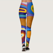 Aborigine-Abstrakt Art Vol. 4 Leggings (Rückseite)