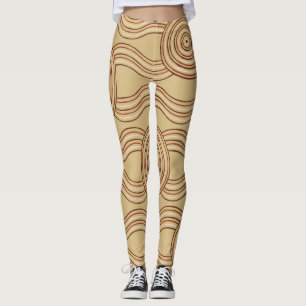 Aborigine Art Earth Leggings