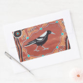 Aborigine Art Magpie Dreaming Stickers (Umschlag)