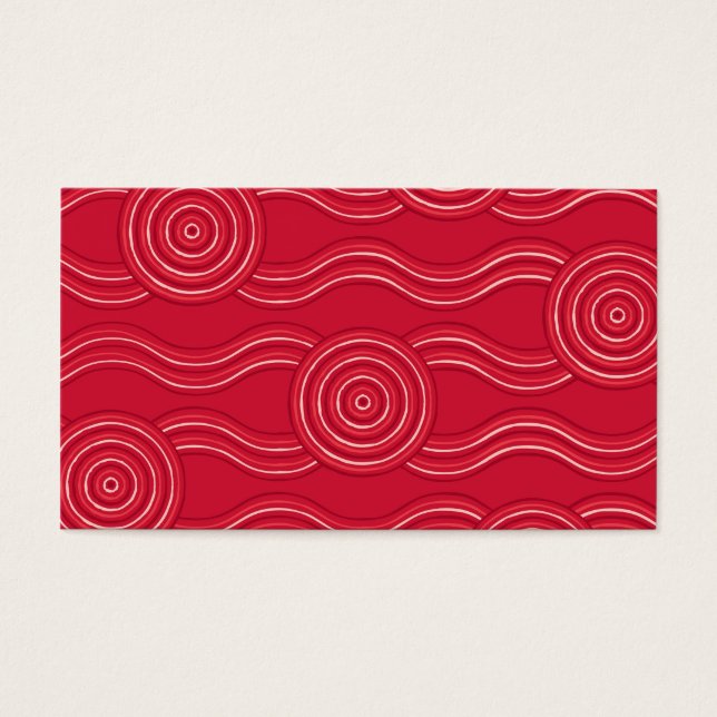 Aborigine Art Waratah (Vorderseite)