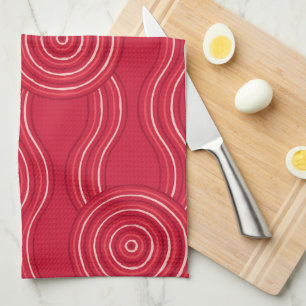 Aborigine Art Waratah Küchentuch