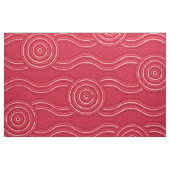Aborigine Art Waratah Stoff (Yard (91,4 cm))