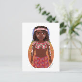 Aborigine Australian Matryoshka Postcard Postkarte (Stehend Vorderseite)