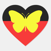 Aborigine-Butterfly-Fahne
