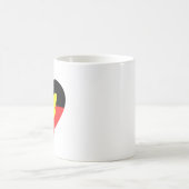 Aborigine-Butterfly-Fahne Kaffeetasse (Mittel)