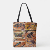 Aborigine Collage Tote Bag Tasche (Rückseite)