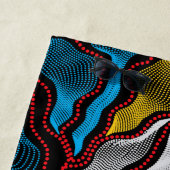 Aborigine Design-15 Beach Handtuch (Beispiel)