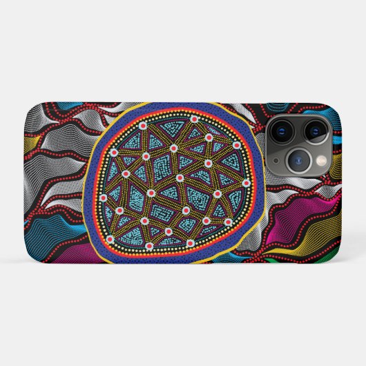 Aborigine Design-15 iPhone / iPad Gehäuse Case-Mate iPhone Hülle (Rückseite (Horizontal))