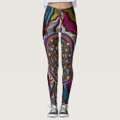 Aborigine Design-15 Leggings (Vorderseite)
