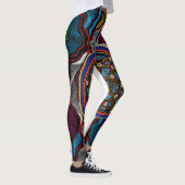 Aborigine Design-15 Leggings (Rechts)