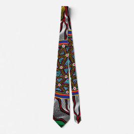 Aborigine Design-15 Neck Tie Krawatte