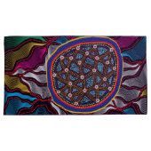 Aborigine-Design-15 Pillowcase Kissenbezug (Vorderseite-Rechts)