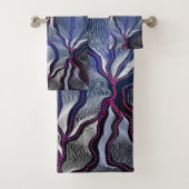Aborigine-Design-16 Handtuch Badhandtuch Set (Insitu)