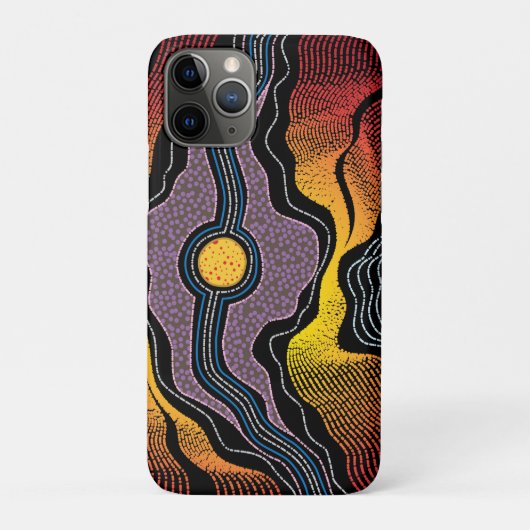 Aborigine-Design-1 iPhone / iPad Gehäuse Case-Mate iPhone Hülle (Rückseite)