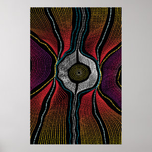 Aborigine Design-2-Poster Poster
