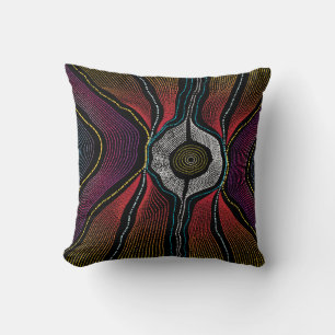 Aborigine Design-2-wirbelkissen Kissen