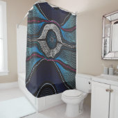 Aborigine-Design-3-Duschvorhang Duschvorhang (Beispiel)