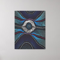 Aborigine Design-3 Stretched Canvas Print