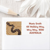 Aborigine-Dot-Malschlange (Insitu)