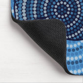 Aborigine-Fische Punktion Mousepad (Ecke)