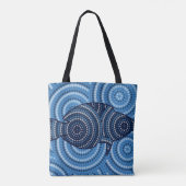 Aborigine-Fische Punktion Tasche (Rückseite)