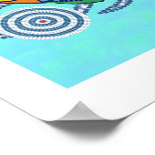 Aborigine Fish Poster 2 (Ecke)