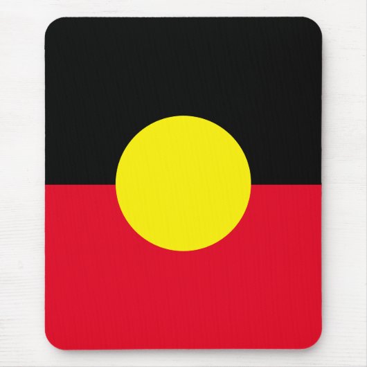 Aborigine-Flag-Maus Mousepad (Vorne)