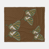 Aborigine-Frack Fleece Blanket (Vorderseite (Horizontal))
