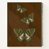 Aborigine-Frack SpiralNotebook Notizblock (Rückseite)