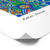 Aborigine-inspirierte Punktdesigns von Gina Poster (Ecke)