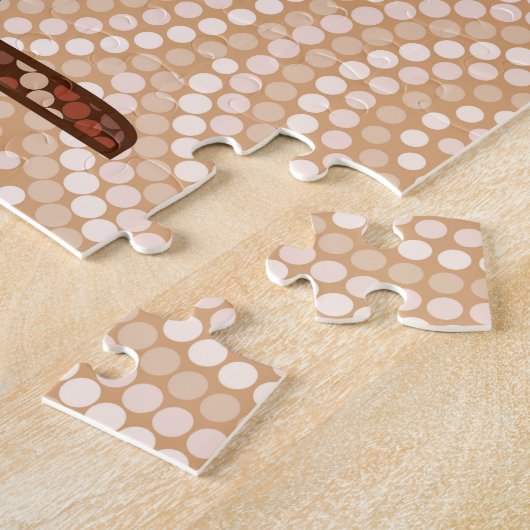 Aborigine-Kangaroo-Punktmalerei Puzzle (Seite)