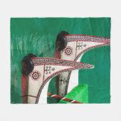 Aborigine-Kanone Fleecedecke (Vorderseite (Horizontal))