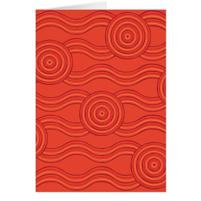 Aborigine-Kunst-Feuer (Vorne)