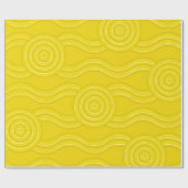 Aborigine-Kunst Geschenkpapier (Flach)