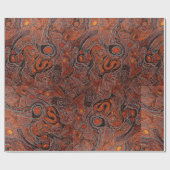 Aborigine-Kunst Inspiriert Wrapping Paper Geschenkpapier (Flach)