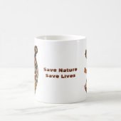 Aborigine-Kunst Koala Wild Animal Kaffeetasse (Mittel)