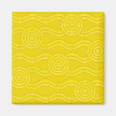 Aborigine-Kunst Magnet (Vorne)