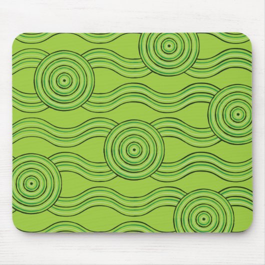 Aborigine-Kunst Mousepad (Vorne)