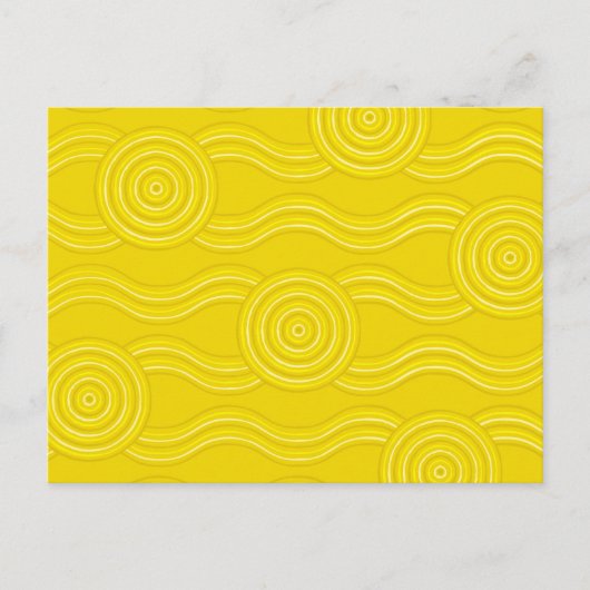 Aborigine-Kunst Postkarte (Vorderseite)