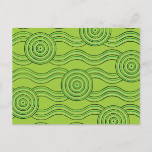Aborigine-Kunst Postkarte