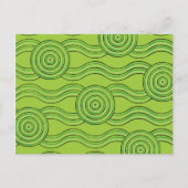 Aborigine-Kunst Postkarte (Vorderseite)