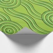 Aborigine-Kunst Rainforest Geschenkpapier (Ecke)