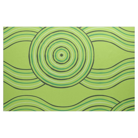 Aborigine-Kunst Rainforest Stoff (Fat Quarter (45,7 x 55,9 cm))