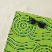 Aborigine-Kunst Rainforest Strandtuch (Beispiel)