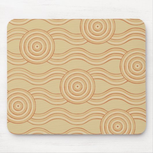Aborigine-Kunst-Sandstein Mousepad (Vorne)