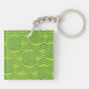 Aborigine-Kunst Schlüsselanhänger