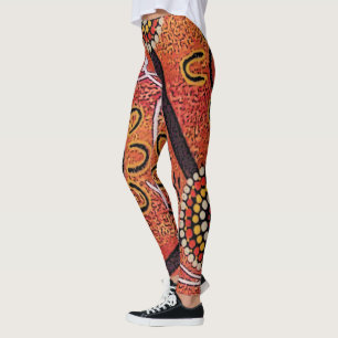 Aborigine-Kunst Spirit Land Leggings