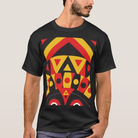 Aborigine-Kunst T-Shirt (Vorderseite)