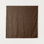 Aborigine-Kunst Wandteppich (Vorderseite (Horizontal))